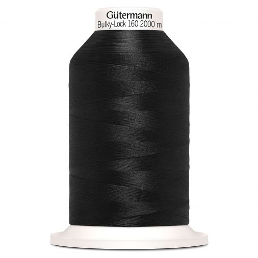 Gutermann Bulky-Lock 160: 2000m - Colour: Black (000) | 730805\000