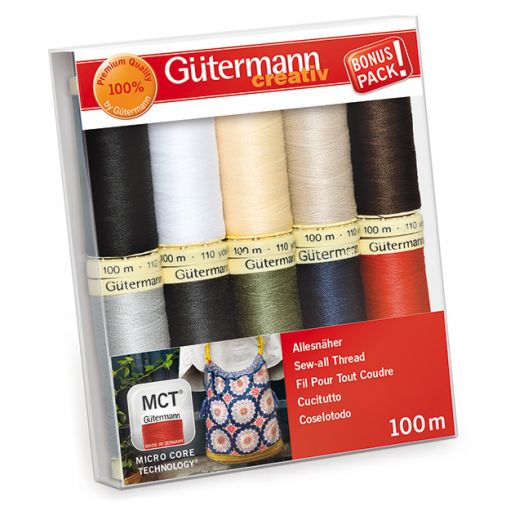 Gutermann Thread Set: Sew-All: 10 x 100m: Basics | 734006\1