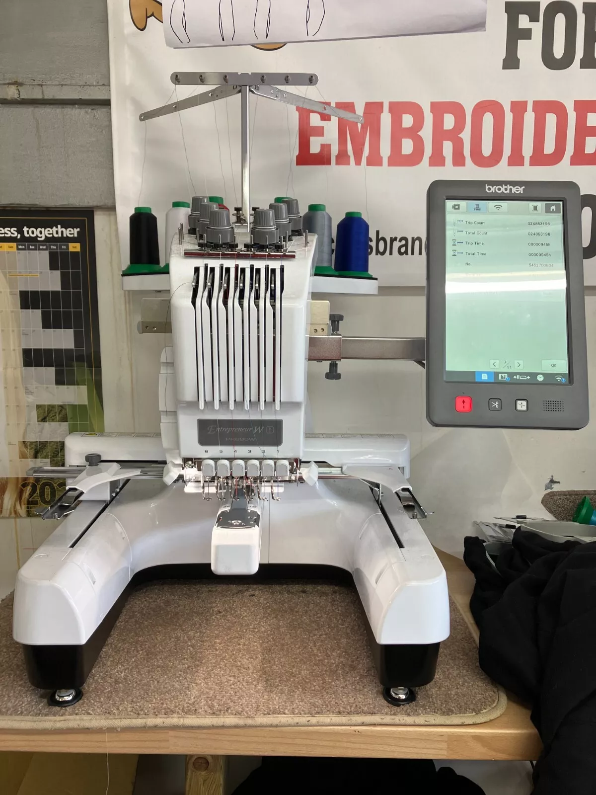 Brother PR680W Embroidery Machine - Showroom Display Model (Only 5 hours)