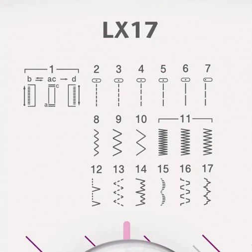 Brother LX17 Mechanical Sewing Machine & Scissor Set